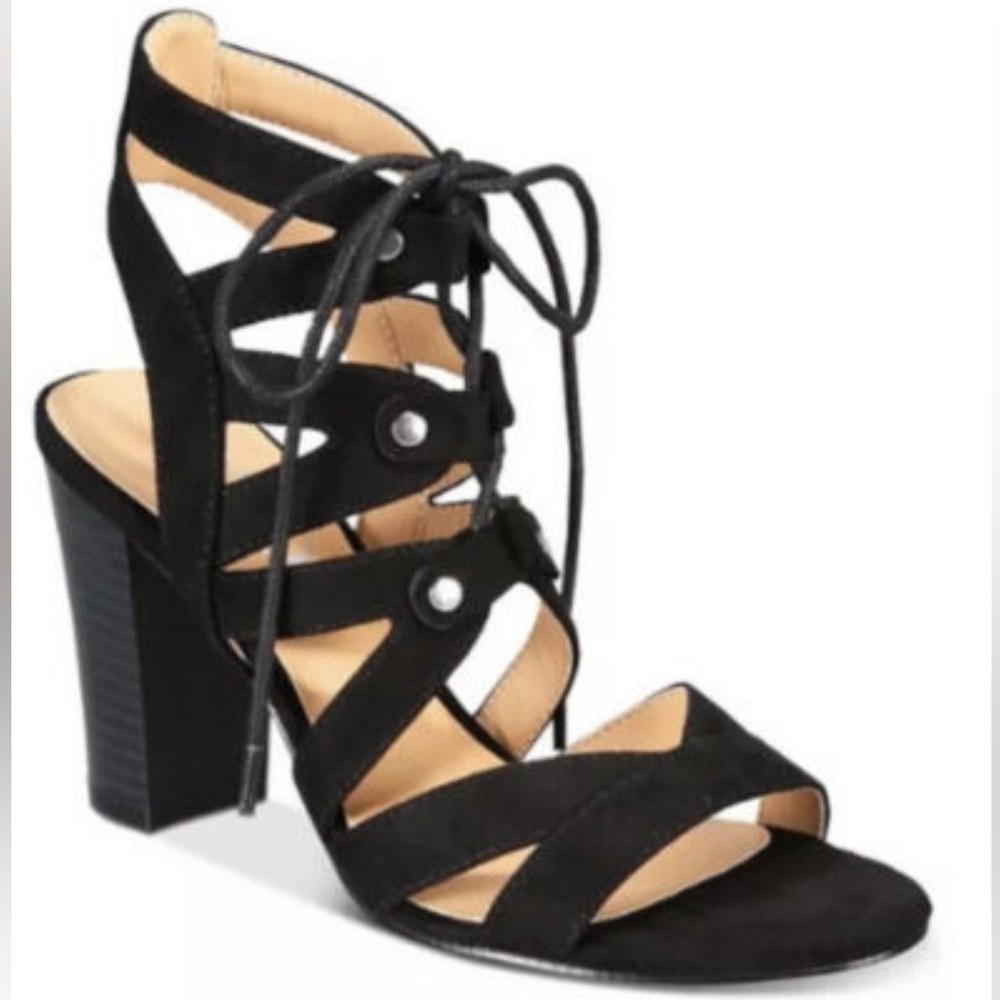 XOXO Barnie Lace-Up Sandals